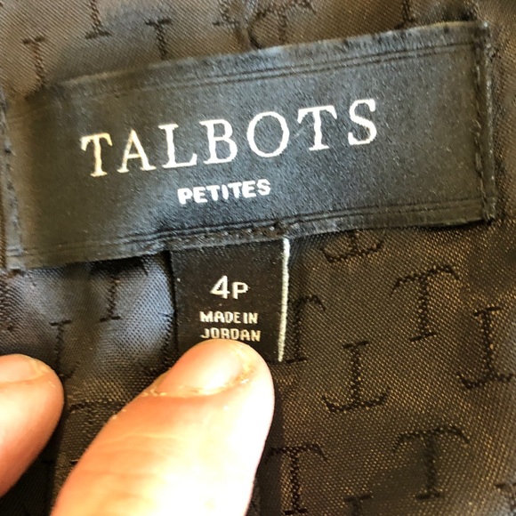 Talbots NWOT black  blazer - Picture 2 of 7